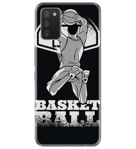 Kılıfland Samsung Galaxy A02S Kılıf Silikon Resimli Kapak BasketBall Stok 194