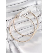 Pirinç Halka Model Gold Renk Kadın Küpe