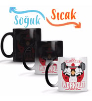 Star Wars The Smuggler Workout Sihirli Kupa Bardak Porselen