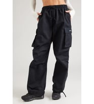 Nike Oversized Cargo Dans Pant Kadın Oversize Kargo Cepli Dokuma Canvas Eşofman Altı Siyah