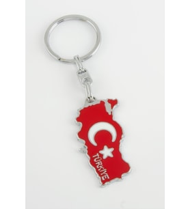 Ay Yıldız Metal Anahtarlık