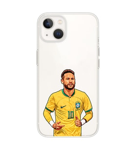 Iphone 13 Uyumlu Neymar Da Silva Tasarımlı Şeffaf Telefon Kılıfı