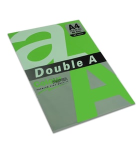 Double A Renkli Kağıt 25 Li A4 80 GR Papağan Yeşili (25 Yaprak)