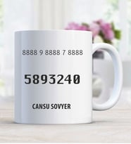 Hafıza Güçlendirme Grigori Grabovoi Sayı Sekans kişiye özel kupa bardak