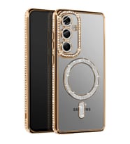Galaxy S26 Joke Simli Magneticsafe Kılıf - Gold