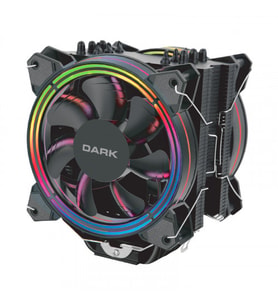 DARK FREEZER X128 DKCCX128 RGB Hava Soğutmalı AM5-1700p Dual İşlemci Fanı 220w