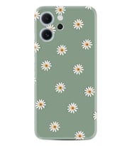 Oppo Reno 14F Kılıf Boutique Baskılı Resimli Yeşil Papatyalar Pcode -041