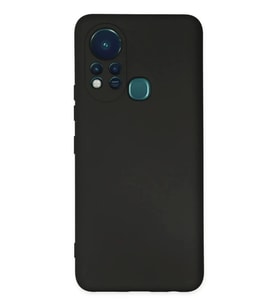 İnfinix Hot 11s Uyumlu Kılıf Nano içi Kadife Silikon - Siyah