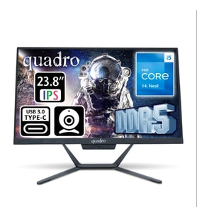 Quadro Stark H424d5 145850, İ5-14400, 23,8" Fhd Ekran, 8gb Ddr5 Ram, 512gb Ssd, Paylaşımlı Vga, Free