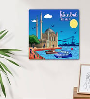Ortaköy Tasarımlı Mdf Duvar Tablosu
