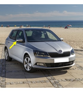 Skoda Fabia 3 2015-2018 Sağ Dikiz Ayna Sinyal Lamba Camı 6V0949102