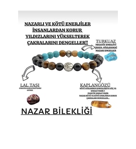 8 MM NAZAR DOĞALTAŞ BİLEKLİK