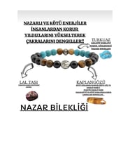 8 MM NAZAR DOĞALTAŞ BİLEKLİK