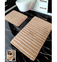 Shalta Bej 2li Banyo Paspası (60x100 50x60 cm)