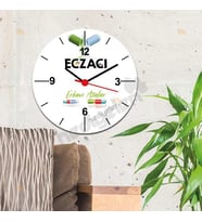Eczacı İlaç Tasarım Duvar Saati