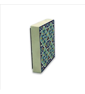 İtalyan Deseni Baskılı Doğaltaş  Magnet(KD-073)Buzdolabı Süsü