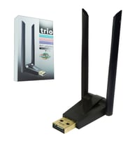 TRIO W-136 Wi-Fi 300 Mbps Çift Antenli USB Ağ Adaptörü