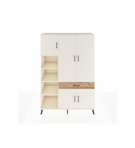 Hyperion Dolap 8 Raflı Tek Çekmeceli 5 Kapaklı 132x44x195 Aytaşı-Aytaşı/Çam
