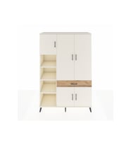 Hyperion Dolap 8 Raflı Tek Çekmeceli 5 Kapaklı 132x44x195 Aytaşı-Aytaşı/Çam
