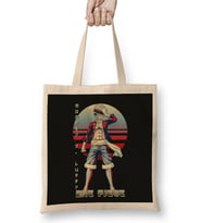 One Piece Luffy 06 Bez Çanta Uzun Saplı