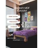 Lotus Tek Kişilik MDF Karyola