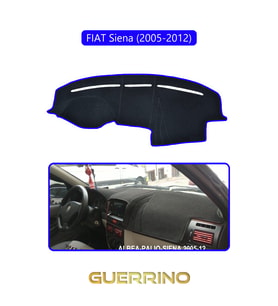 FIAT Siena 2005-2012 Modellerine UygunTORPİDO KORUMA HALISI MAVİ KENAR