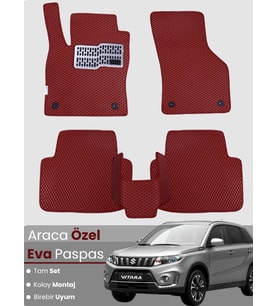 SUZUKİ VİTARA (2014-2024) Uyumlu EVA Paspas Tam Set–Oto Paspas,Araca Özel,Kolay Montaj
