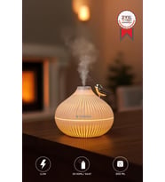 Hava Nemlendiricisi Buhar Makinesi Gece Lambalı Ultrasonik H12 Beyaz