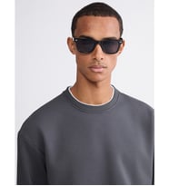 LCW Vision Antrasit Bisiklet Yaka Erkek Kalın Sweatshirt