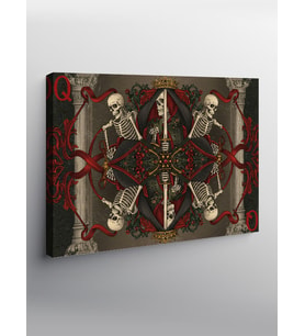 Kanvas Tablo Gotik Sanat Motifi