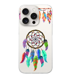 PrintiFy Apple  iPhone 15 Pro ile Uyumlu 1mm Slim Fit Nazar Boncuğu 6 Baskılı Şeffaf  Kılıf