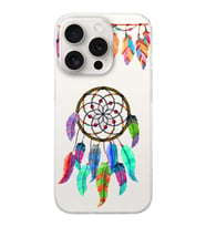 PrintiFy Apple  iPhone 15 Pro ile Uyumlu 1mm Slim Fit Nazar Boncuğu 6 Baskılı Şeffaf  Kılıf