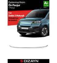 S-Dizayn Fiat Doblo 3 Krom Ön Panjur 2023 Üzeri A+ Kalite