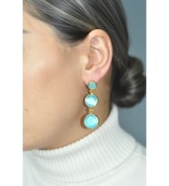 Kadir Jewellery 22 Ayar Altın Kaplama Vintage Küpe -El İşçiliği Ve Hipoalerjenik Küpe