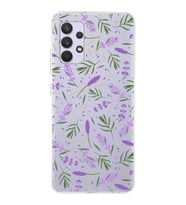 PrintiFy Samsung Galaxy A32 ile Uyumlu 1mm Slim Fit Water Color 3 Baskılı Şeffaf  Kılıf