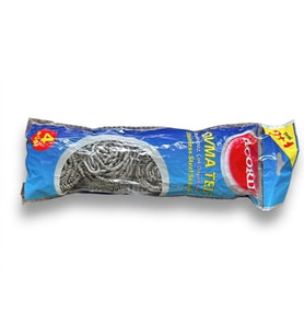 Acord 3+1 Paslanmaz Çelik Ovma Teli - Bulaşık Temizlik Teli - Toptel - 4 Adetlik Paket