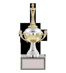 ODAK KUPA - Figürlü Kupalar - Satranç Figürlü Kupalar FG-046 C - 27 cm