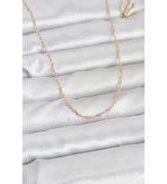 CM 14K Gold Renk Burgu Model 60 cm Kadın Kolye