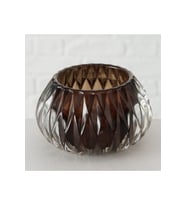 Şeffaf Cam Tealight Mum Tutucu 6,5 cm, şıklık ve zarafet sunar