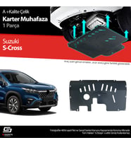 S-Dizayn Suzuki S-Cross Çelik Karter Muhafaza 2021 Üzeri A+ Kalite (Karışık)