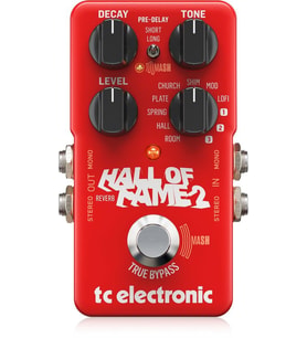 TC ELECTRONIC Hall of Fame 2 Reverb Pedal for Electric Guitars