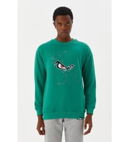 No Fear Erkek Sweatshirt Yeşil M500235