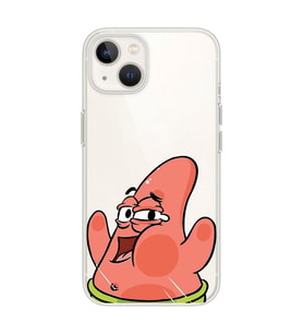 Iphone 14 Plus Uyumlu Patrick Star Desenli Şeffaf Telefon Kılıfı