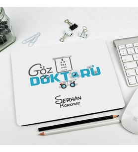 Göz Doktoruna İsme Özel Mousepad