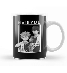 Hinata and Kageyama Haikyuu 01 Kupa Bardak Porselen