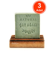 Çay Ağacı Sabunu El Yapımı Doğal 120 G x 3 Adet