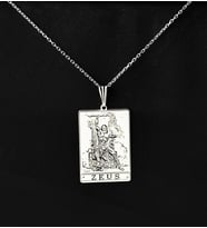 Kişiye Özel 925 Ayar Gümüş Zeus Kolye