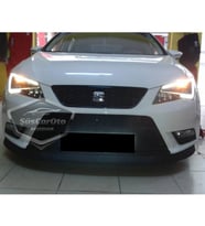 Seat Leon MK3 MK3.5 2012-2020 Uyumlu Astra H lip Esnek Ön Lip 2 Parça Tampon Altı Dil Karlık Ön Ek