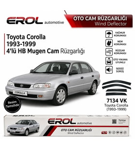 Toyota Corolla (1993-1999) 4'lü Mugen Cam Rüzgarlığı