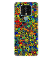Tecno Camon 16 18P Pova Pova 3 Pova Neo Kılıf Desemli Silikon Nazar Boncukları 1746